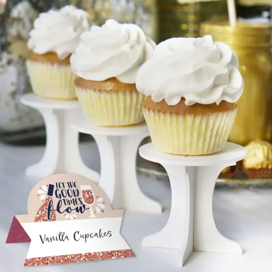 Big Dot of Happiness But First, Wine - Wine Tasting Party Tent Buffet Card - Table Setting Name Place Cards - Set of 24 {6}