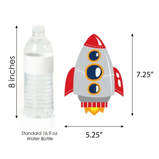 Big Dot of Happiness Blast Off to Outer Space - Astronaut Decorations DIY Rocket Ship Baby Shower or Birthday Party Essentials - Set of 20 {6}