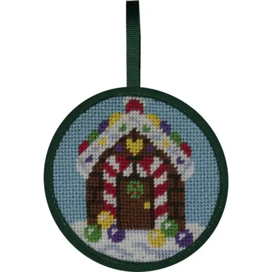 Alice Peterson Stitch-Ups Gingerbread House Needlepoint Ornament Kit Multicolor {1}