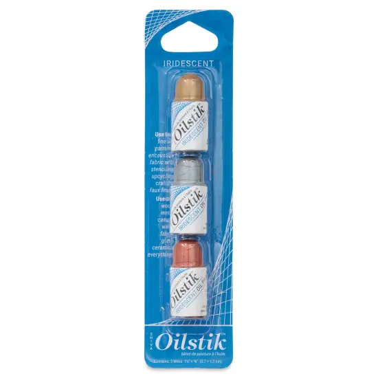 Shiva Oilstik Oil Paint - Set of 3 Mini, Iridescent, 12 ml {1}