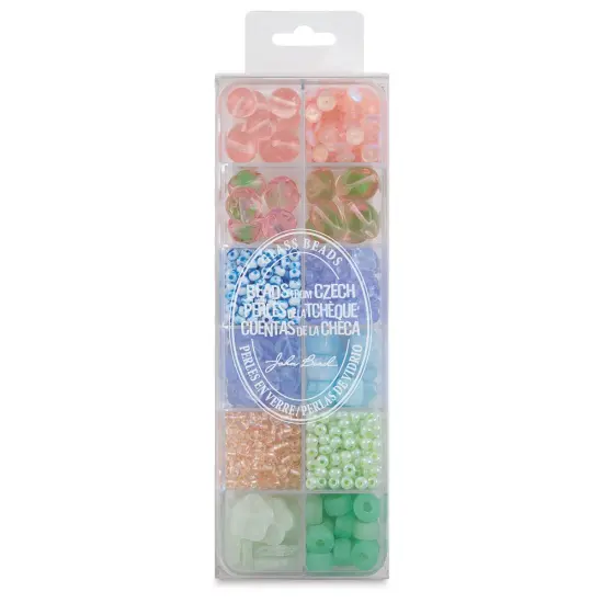 John Bead Czech Glass Bead Box Mix - Soft Glow {2}