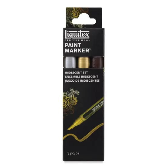 Liquitex Paint Marker - Iridescent Colors, 2mm Tip, Set of 3 {1}
