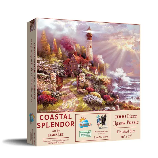 Sunsout Coastal Splendor 1000 pc Jigsaw Puzzle 18070 {3}