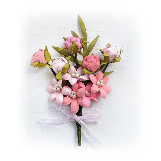 Pack of 3 - Little Birdie Dillan Paper Bouquet 1/Pkg-Celebrate Life {2}