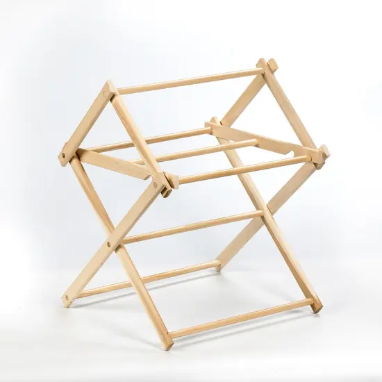 Eli & Mattie Toy Child Size Wooden Extendable Clothes Drying Rack {1}