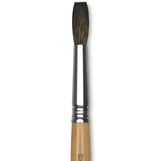Escoda Squirrel Hair Ceramic Brush - Square Tip, Size 12 {1}