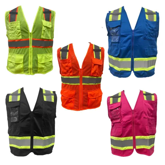 High Visibility Waistcoat Reflective Jacket | RADYAN&reg; {7}