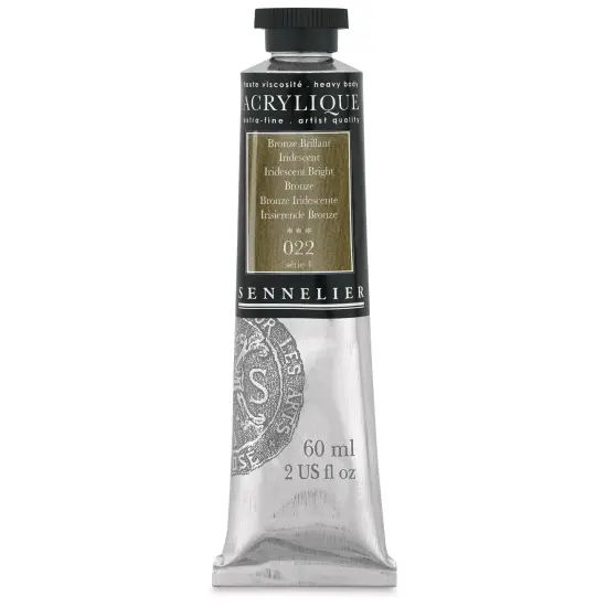 Sennelier Extra-Fine Artist Acryliques - Iridescent Bright Bronze, 60 ml tube {1}