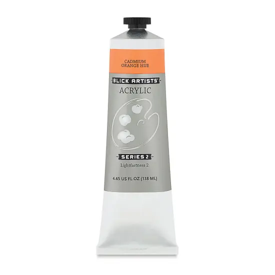 Blick Artists' Acrylic - Cadmium Orange Hue, 4.65 oz tube {2}