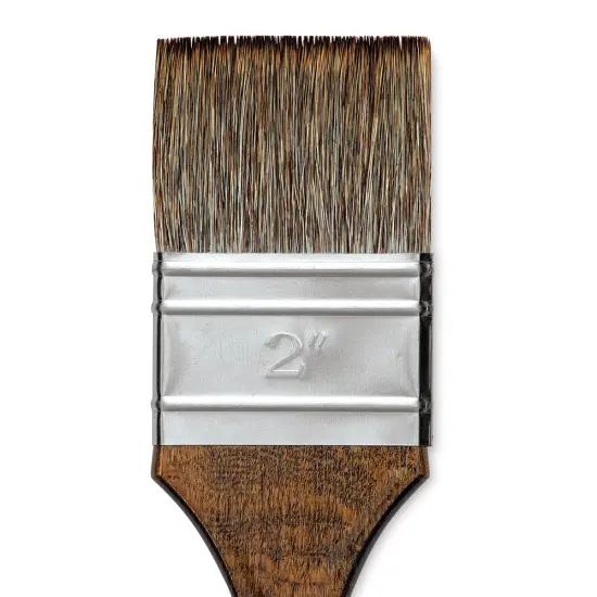Winsor & Newton Monarch Mongoose Brush - Glazing, Long Handle, 2" {1}