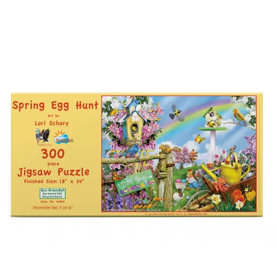 Sunsout Spring Egg Hunt 300 pc Easter Jigsaw Puzzle 34840 {4}