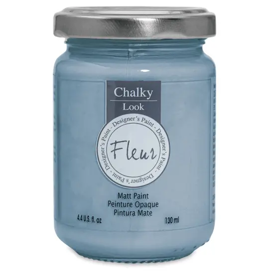 Fleur Chalky Look Paint - Lucy in the Sky, 4.4 oz jar {1}