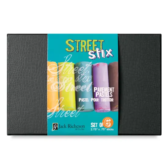 Richeson Street Stix Pavement Pastel Set - Assorted Colors, Set of 6 {1}