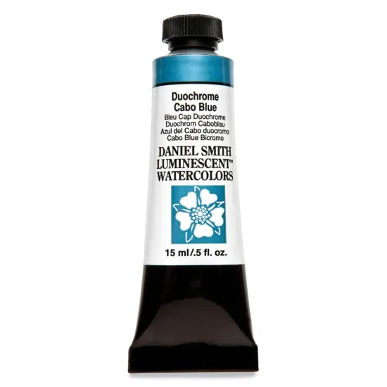 Daniel Smith Luminescent Watercolor - Duochrome Cabo Blue, 15 ml, Tube {1}