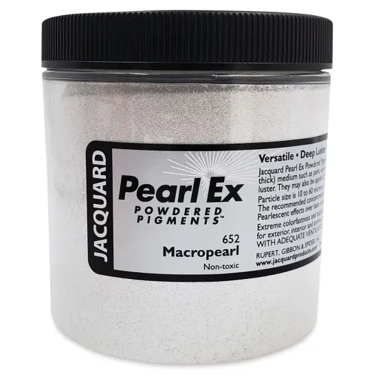 Jacquard Pearl-Ex Pigment - 4 oz, Macropearl, Jar {1}