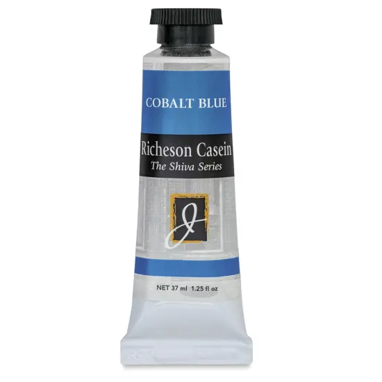 Richeson Casein Paint the Shiva Series - Cobalt Blue, 37 ml tube {1}