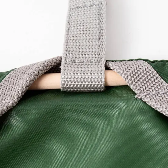 Amish-Made Clothespin Laundry Bag Heavy-Duty and Waterproof 15" x 11.5" Green {7}