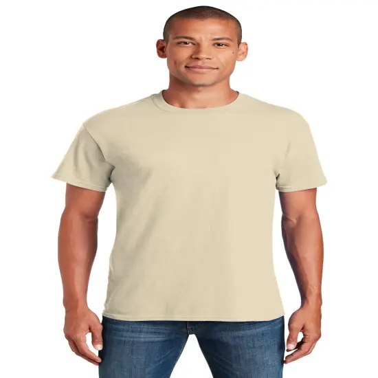Gildan&reg; Heavy Cotton Crewneck Short Sleeve T-Shirt Sand {1}