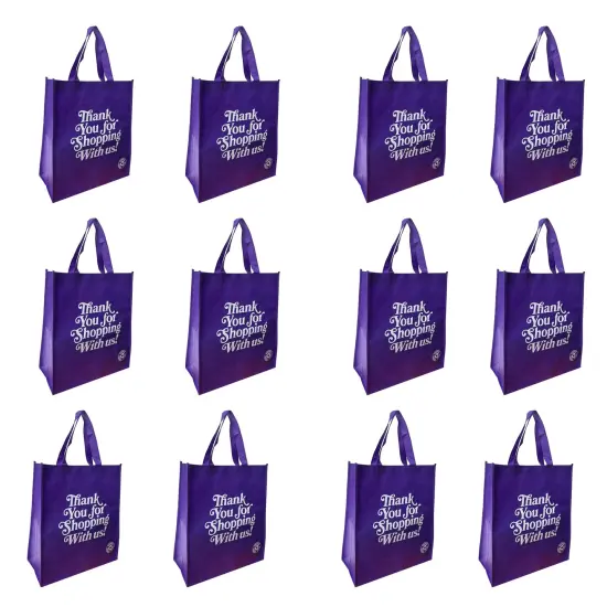 Non-Woven Tote Bags - Eco-Friendly, Stylish, and Trendy Design | Raheev&reg; Purple {1}