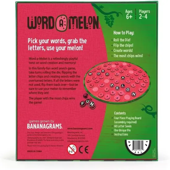 Bananagrams Word-a-Melon: The Family-Fun Word Search Game {4}