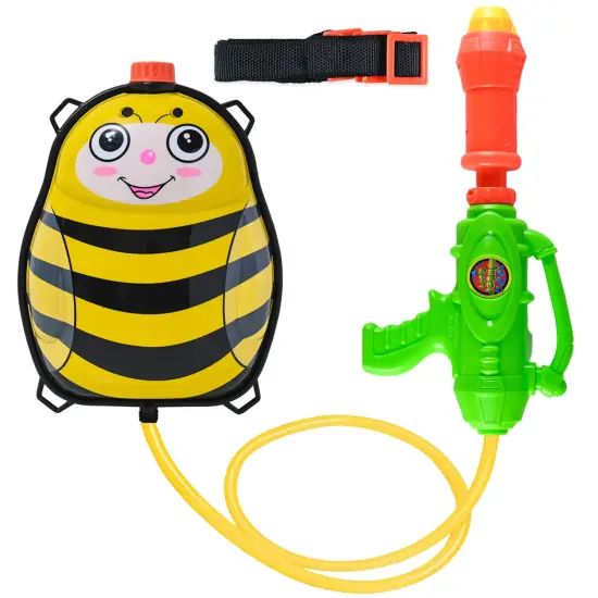 Toyrifik Water Gun Backpack Water Blaster for Kids -Water Shooter with Tank Bumble Bee Toys for Kids- Summer Outdoor Toys for Pool Beach Water Toys for Kids {3}