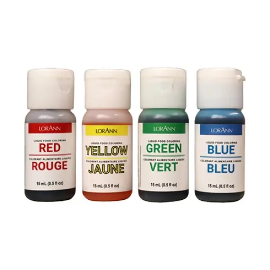 LorAnn Oils 4 Pack Liquid Food Colors, 1/2 ounce {2}