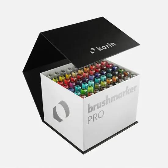 Brushmarker PRO Mega Box 60 colours + 3 blenders {3}