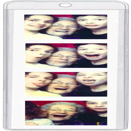 StoreSMART - Plastic Bookmark Holders - Square Top - 2 3/8" x 8" - fits photo booth photos - Made in USA {2}