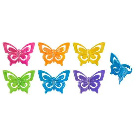 Butterfly Cupcake Rings, 12ct {1}