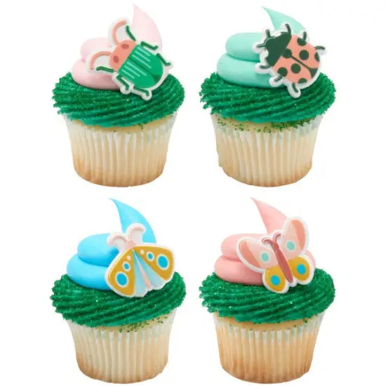 Be Wild Cupcake Rings, 12ct {3}