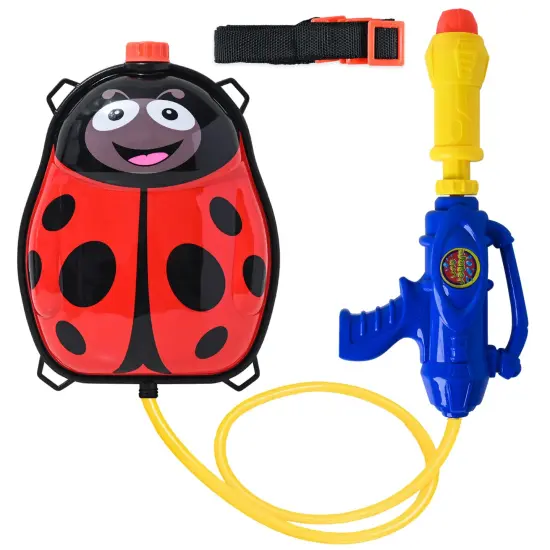 Toyrifik Water Gun Backpack Water Blaster for Kids -Water Shooter with Tank Lady Bug Toys for Kids- Summer Outdoor Toys for Pool Beach Water Toys for Kids {3}
