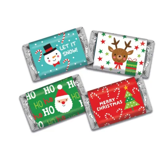 Christmas Candy Party Favors Hershey's Miniatures Chocolate - Cuties {3}