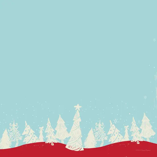 Great Papers! Christmas Forest Holiday Letterhead, Invitations and Announcements, Printer Friendly 8.5" x 11",80PK {2}