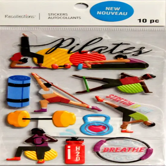 Recollections Pilates Dimensional Stickers {1}