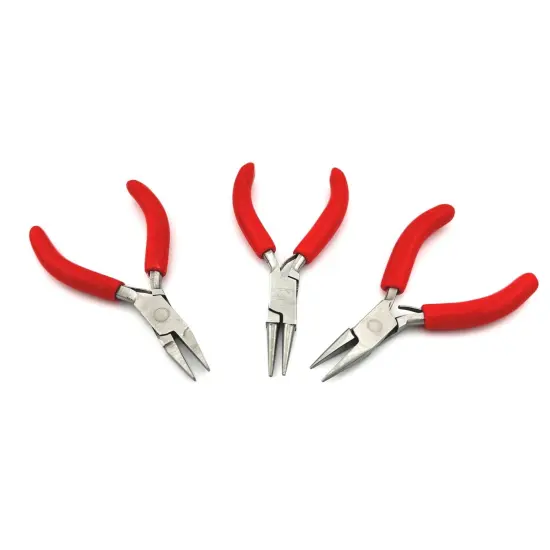 JewelrySupply Miniature Plier Kit (Round Nose, Chain Nose & Flat Nose) {1}