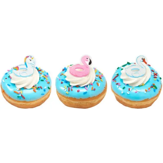 Pool Floaties Cupcake Rings, 12ct {4}