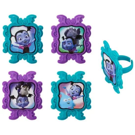 Vampirina Sweetly Vee Cupcake Rings, 12ct {2}