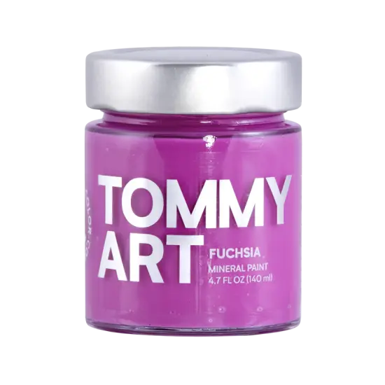 Tommy Art - Color - Fuchsia Mineral Paint 140ml {1}