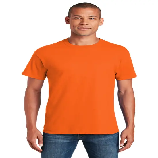Gildan&reg; Heavy Cotton Crewneck Short Sleeve T-Shirt Safety orange {1}