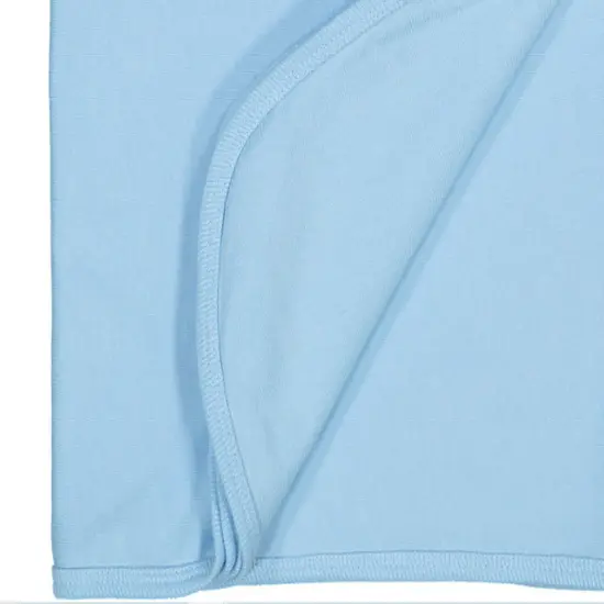 Baby Blanket - 100% Cotton, Various Colors by Rabbit Skins&reg; Light blue {2}