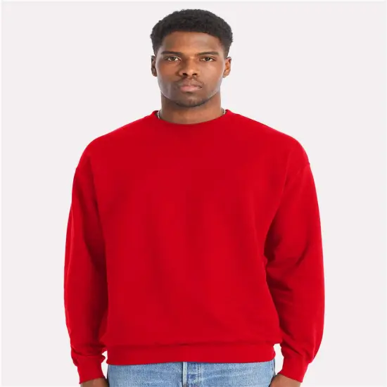 HANES&reg; Crewneck Sweatshirt Athletic red {1}