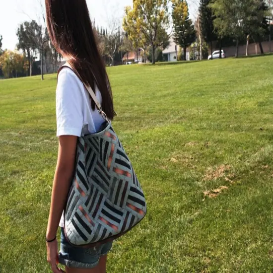 [Bag Pattern] Rail Fence Bag {4}