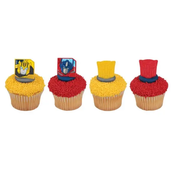 Transformers Autobot Protectors Cupcake Rings, 12ct {1}