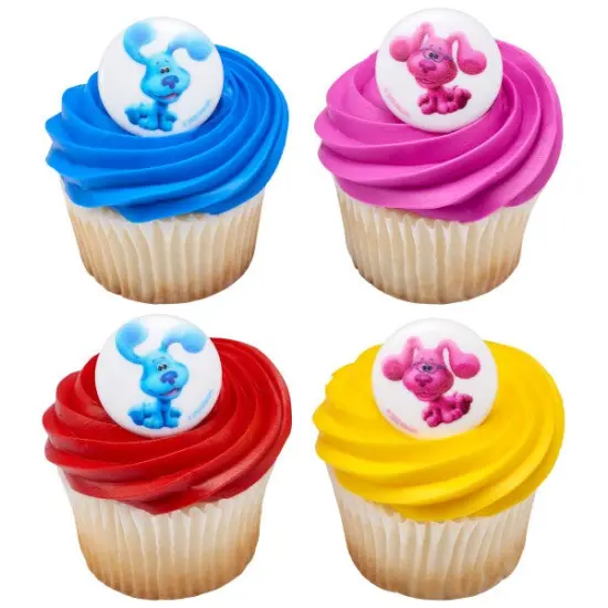 Blue's Clues & You! Blue and Magenta Cupcake Rings, 12ct {1}