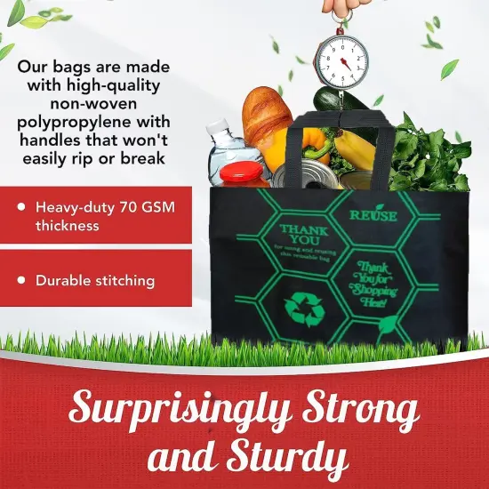 Premium Non-Woven Tote Bag | Non-Woven Beauty in Every Bag | Raheev&reg; Green {4}