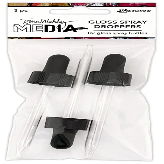 Dina Wakley Media Gloss Spray Droppers-3/Pkg {1}