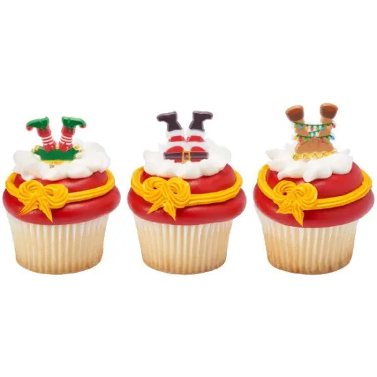 Whimsical Feet and Hats Cupcake Rings, 12ct {2}