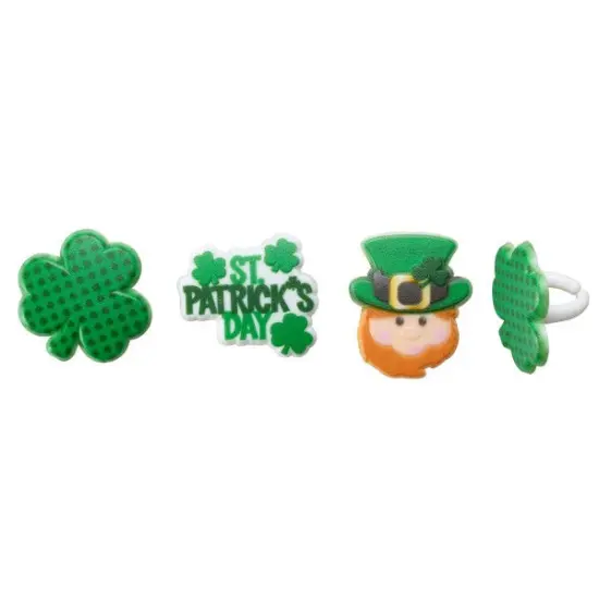 St. Patrick's Day Icons Cupcake Rings, 12ct {2}