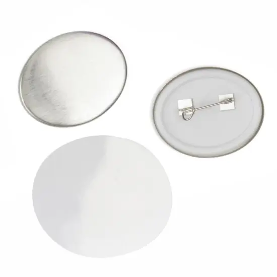Oval Button Pin Back Refill Pack - Button Press {2}