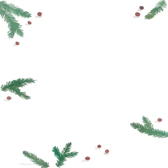 Great Papers! Pine and Berries Holiday Letterhead, Invitations and Announcements, Printer Friendly, 8.5"x11", 80 Pack {1}